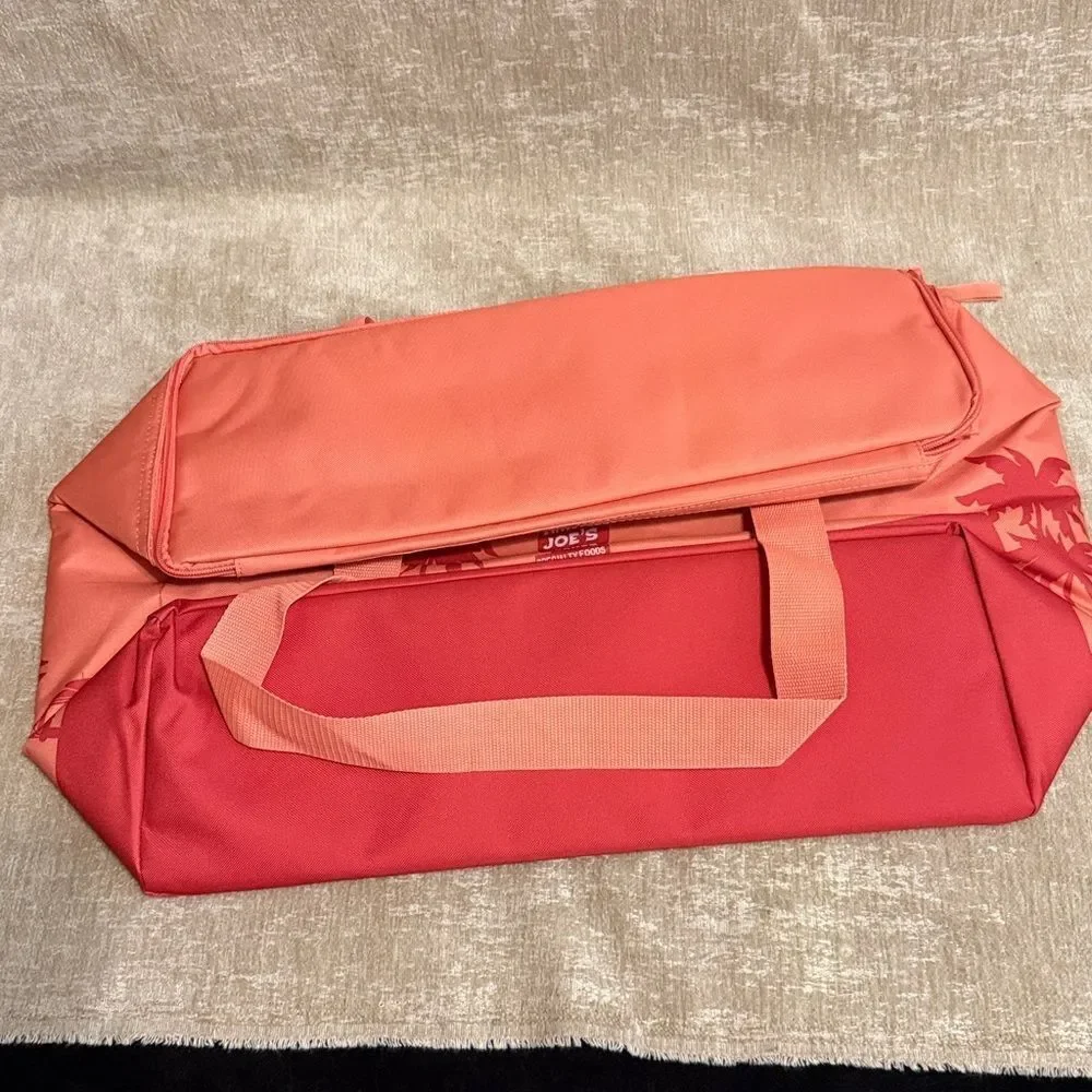 Trader Joe's Large Insulated Bag in Peach